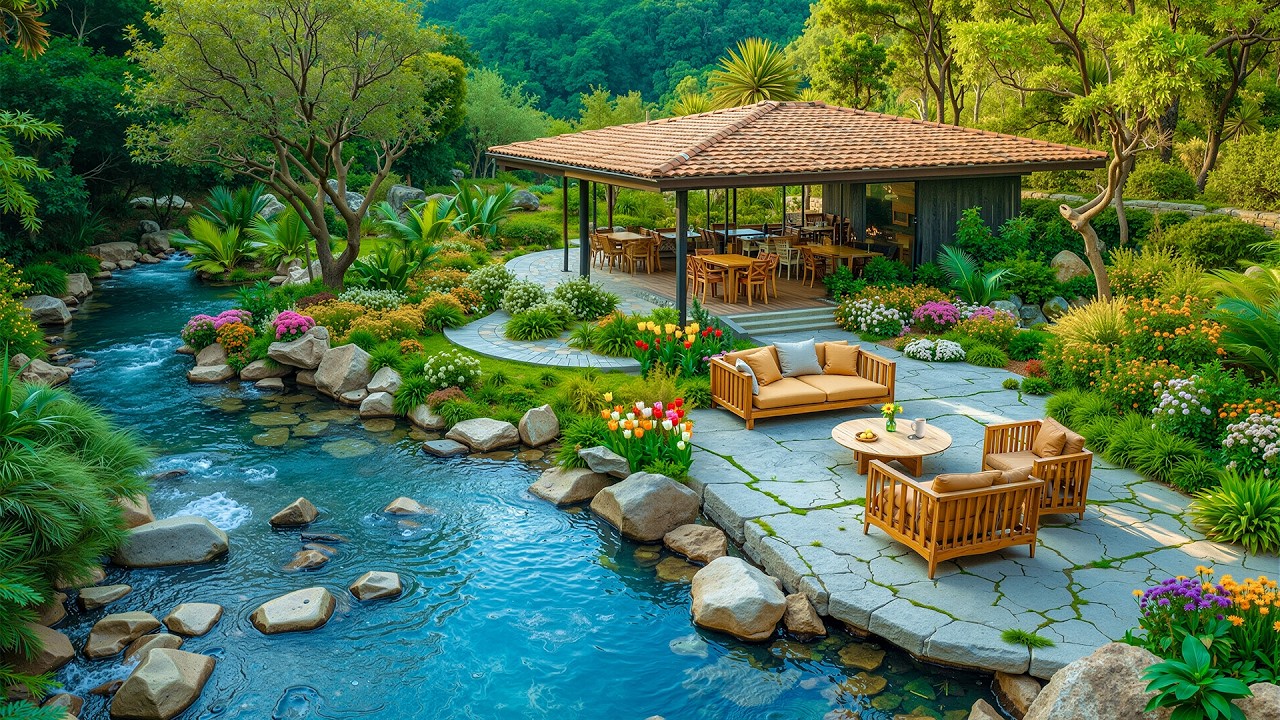 Uplifting Outdoor Coffee Jazz 🌿 Smooth Jazz & Nature Ambience for a Good Mood