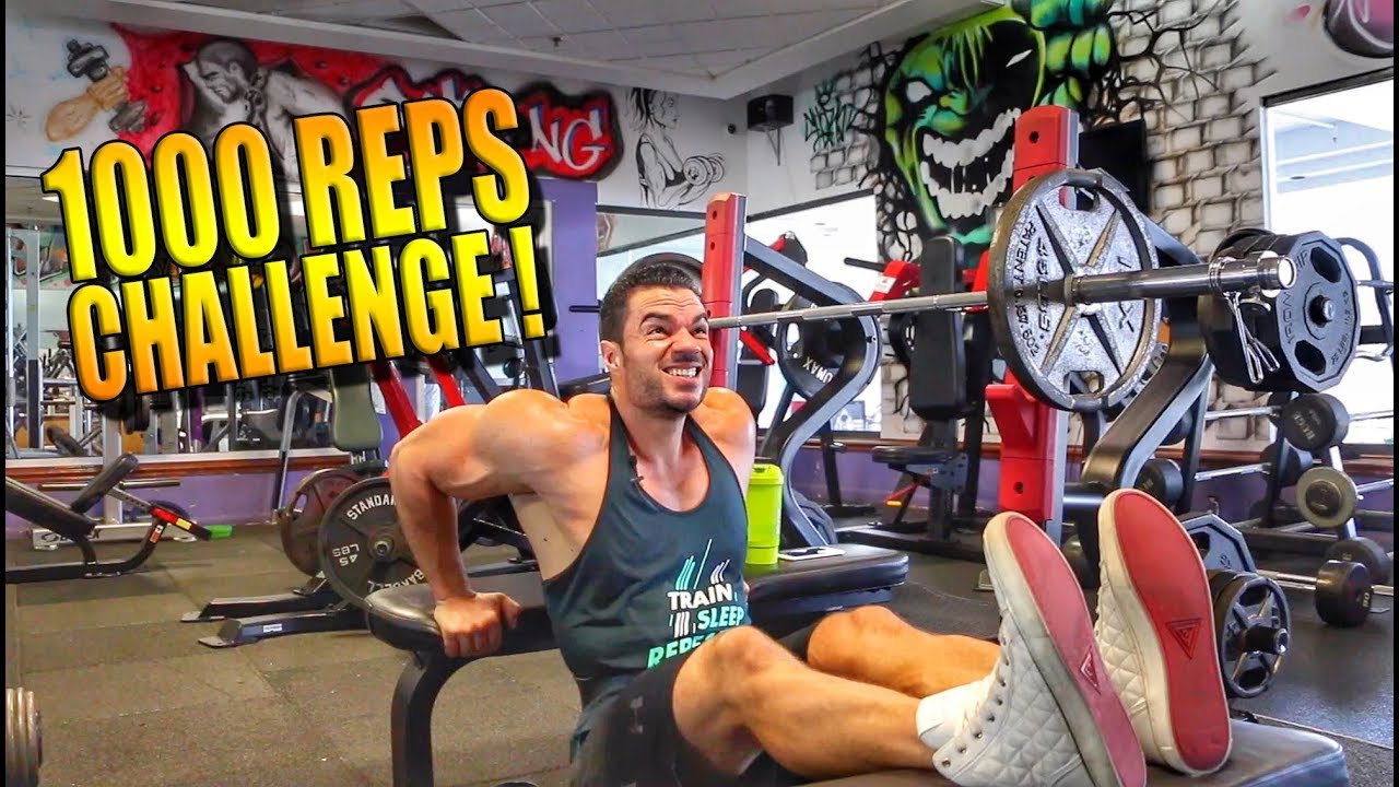 CHALLENGE 1000 REPETITIONS EN MOINS DE 60 MINUTES !