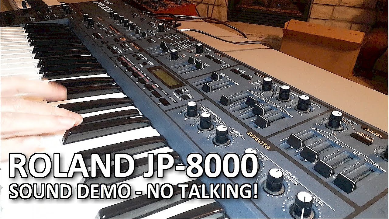 Roland JP 8000 Demo