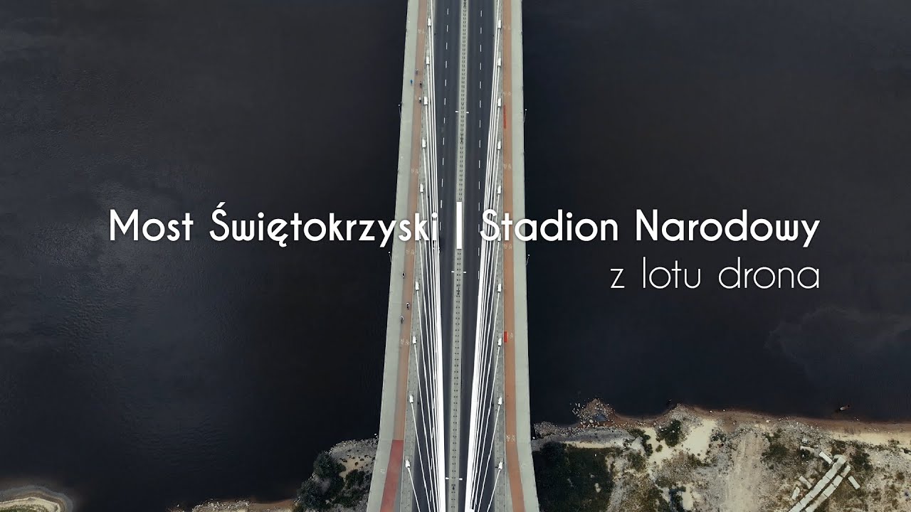 Most Świętokrzyski i Stadion PGE Narodowy z drona | Warszawa | RT Produkcja 4K