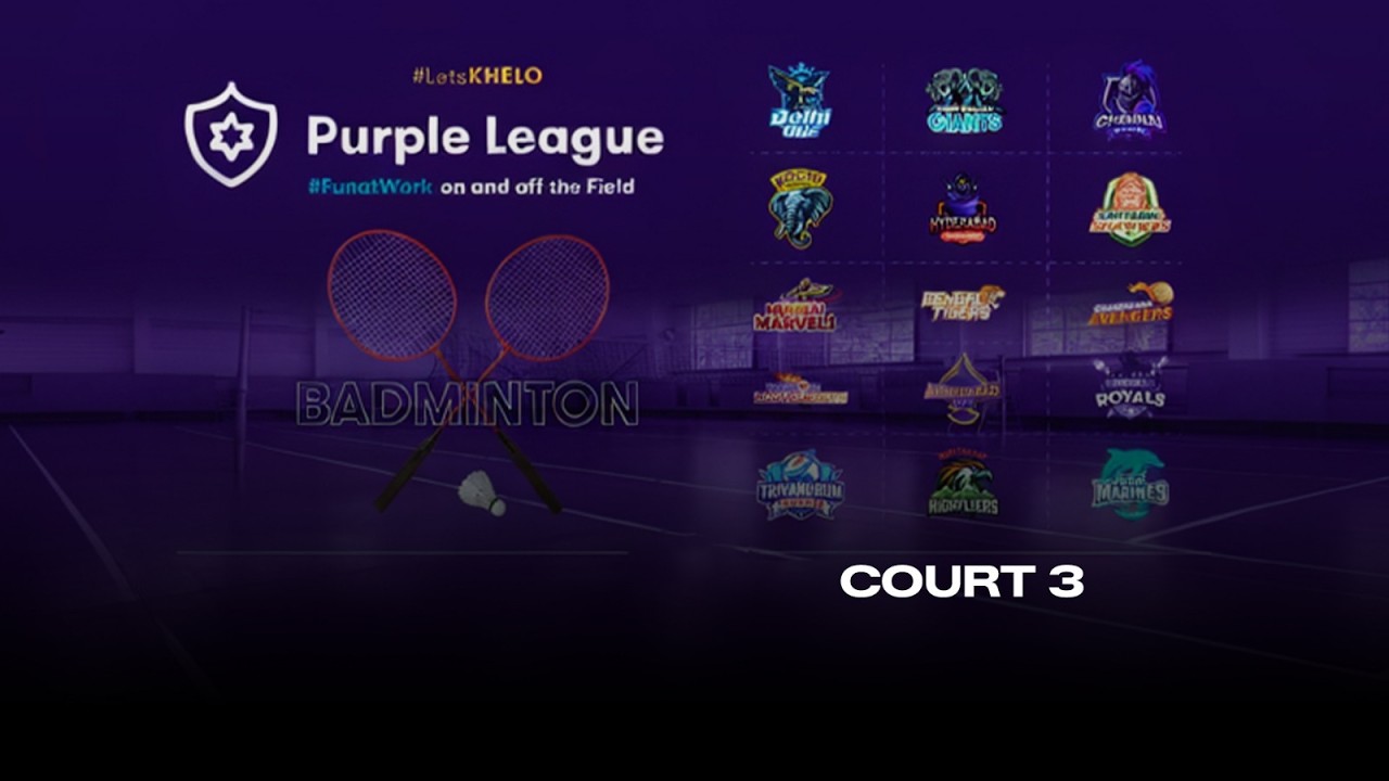 Court 2 | Badminton | Purple League Finals 2026