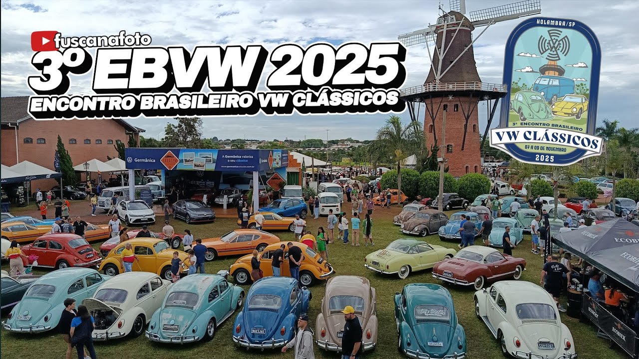 NÍVEL INTERNACIONAL! 3º ENCONTRO BRASILEIRO DE VW CLÁSSICOS (EBVWCLASSICOS) Holambra – Fusca na Foto