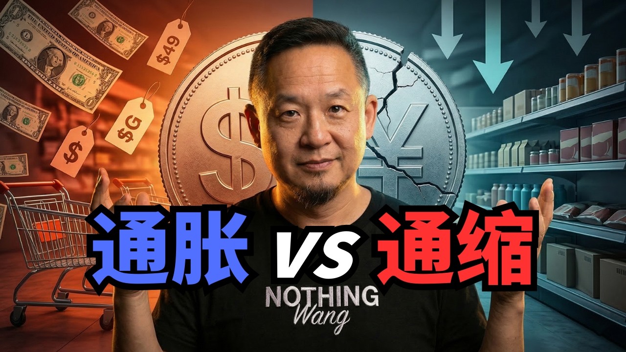 为什么美国通胀，而中国却在通缩？