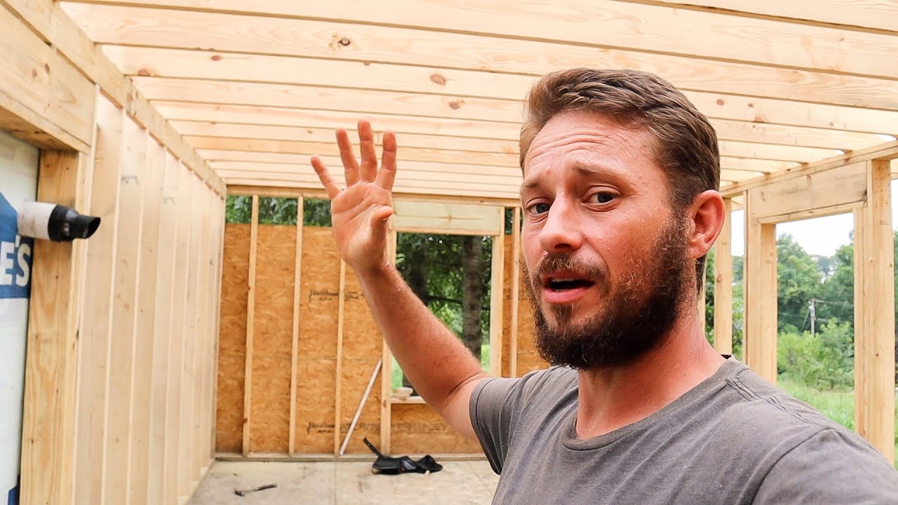 Walling In  || Home Addition Build Recap 17