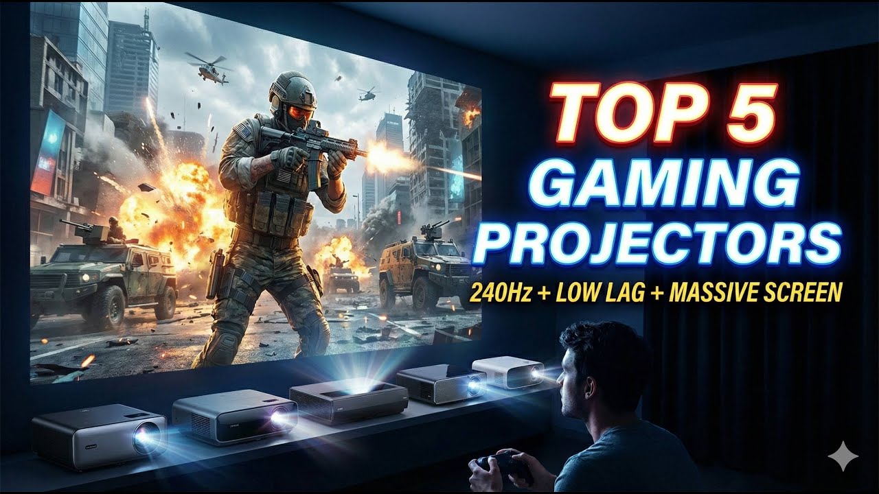 Топ-5 игровых проекторов, которые вас поразят!