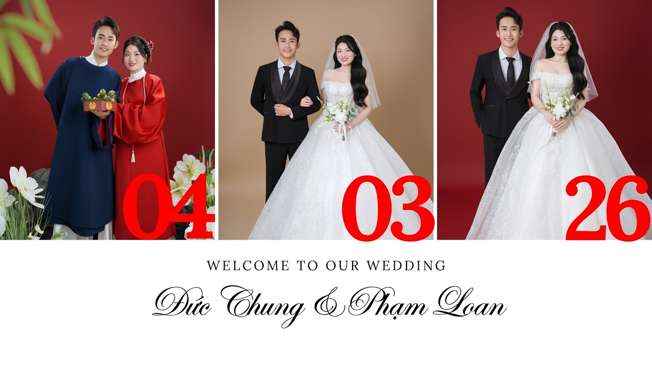 Lễ thành hôn Đức Chung & Phạm Loan
