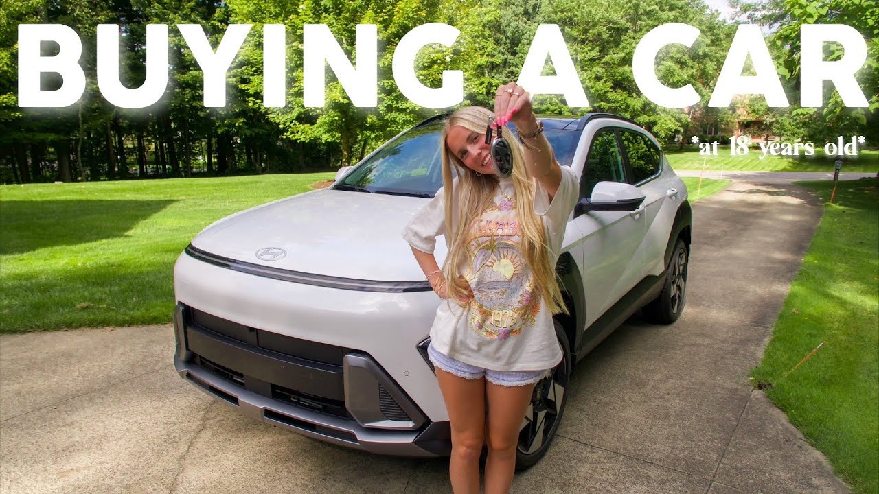 BUYING MY FIRST CAR AT 18 | 2024 Hyundai Kona