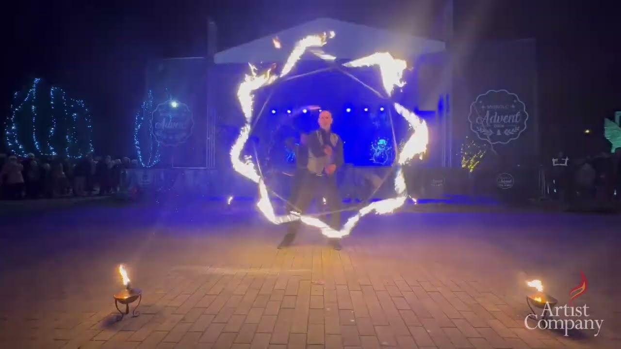 Artist Company – Exkluzív Ünnepi Látványprodukció (3 fős előadás) - Karácsonyi Tűzzsonglőr Show 🎅🔥