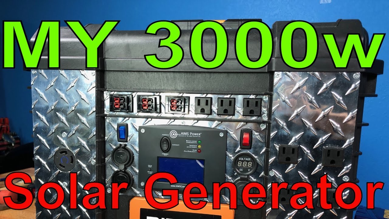 How to Build a Portable Solar Generator w/ 180ah Headway 38120s LifeP04 cells DIY