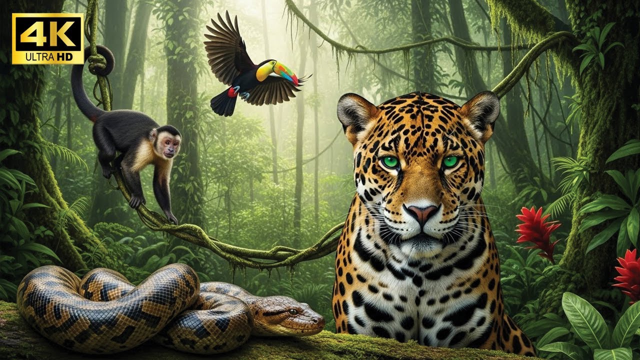 Strange Amazon Rainforest Animals | Rare & Mysterious Wildlife Cinematic Documentary