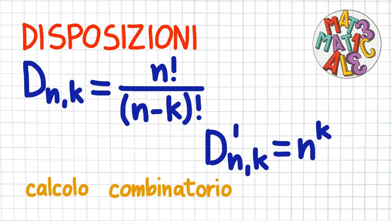 DISPOSIZIONI (calcolo combinatorio)    _ CC15