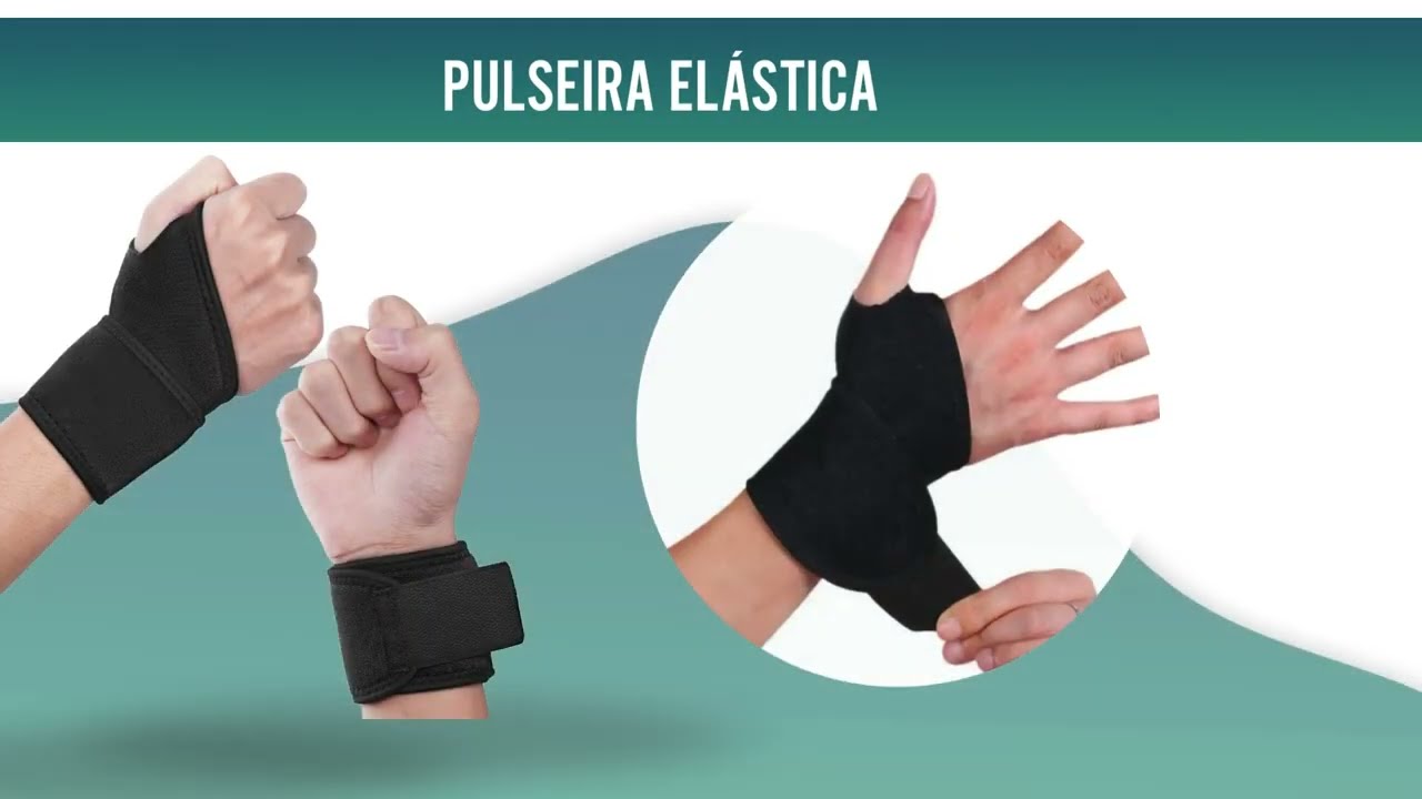 OrtoPrime Munhequeira de Neoprene para Tendinites e Síndrome do Túnel do Carpo