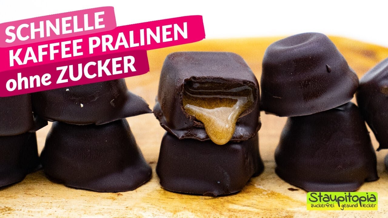 Kaffee Pralinen ohne Zucker I Low Carb Süßigkeiten selber machen