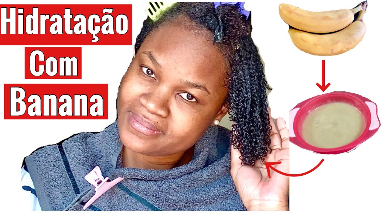 Hidratação SUPER POTENTE de Banana| Crescimento Acelerado em Cabelo Crespo e Cacheado