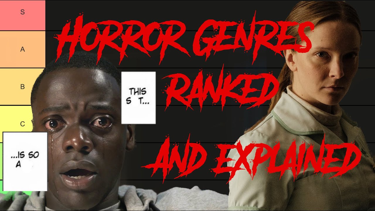 Horror Genres Explained and Tier list