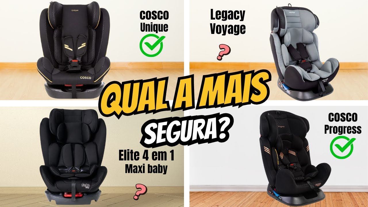 🚗👶AS MELHORES CADEIRAS PARA CARRO SEM ISOFIX EM 2026 | GUIA COMPLETO PARA PAIS
