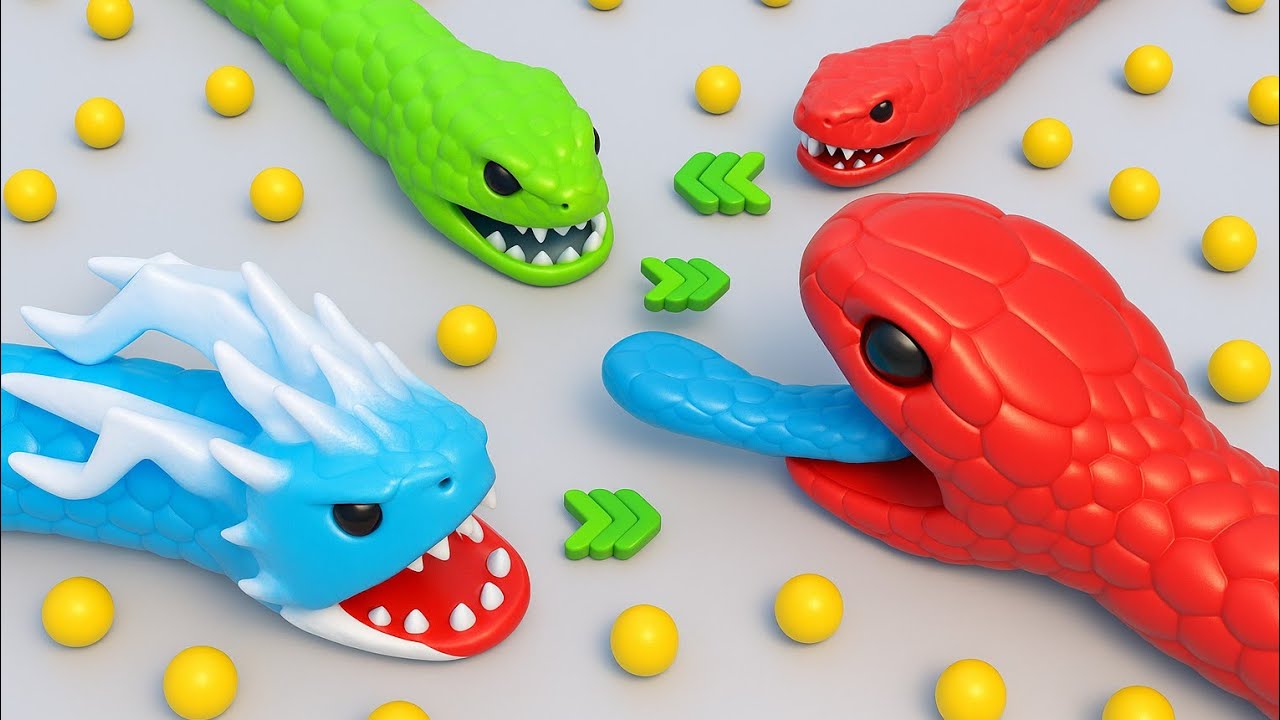 🐍 Snake Clash 🐍 Level 4000 ➝ 4400 | INSANE 999% Boss Battles & Epic Snake Fights 🔥💥