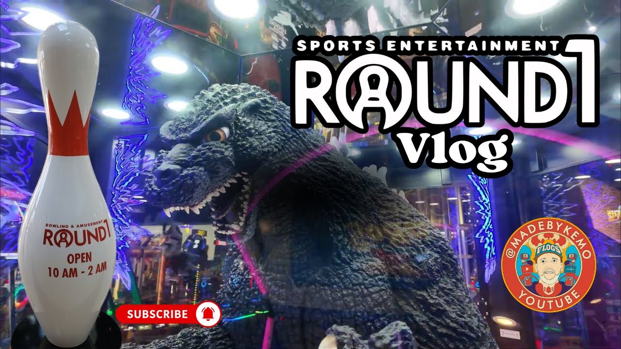 Игры, игровые автоматы с клешнями и атмосфера аркады | Round 1, Хейворд, Калифорния #round1 #arca...