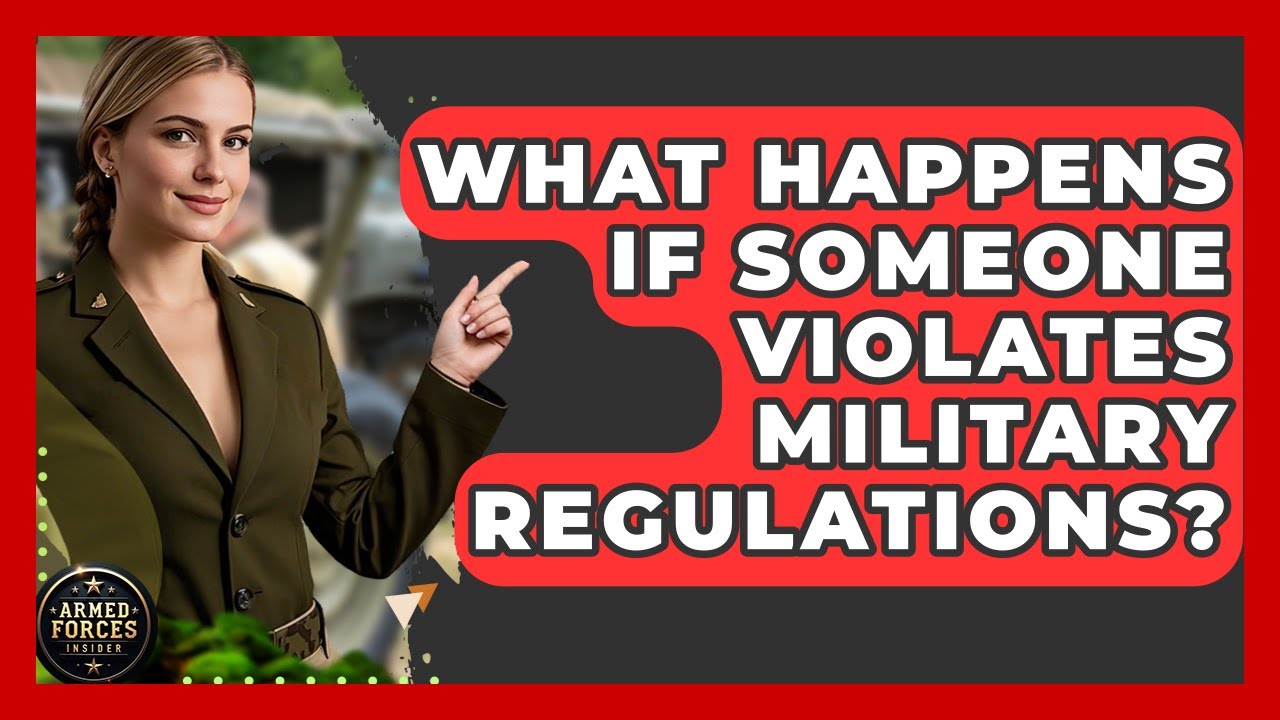 What Happens If Someone Violates Military Regulations? - Armed Forces Insider