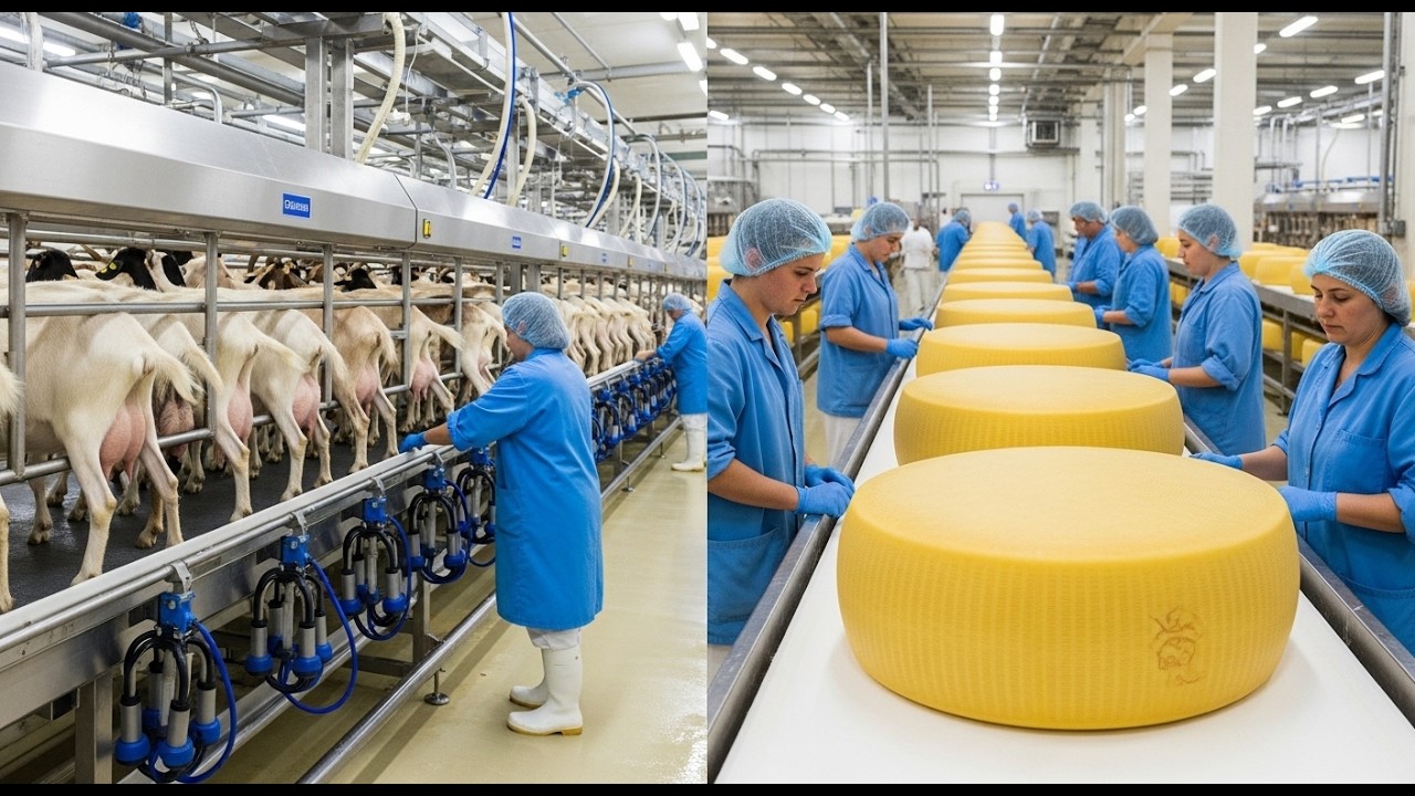 Inside a Goat Cheese Factory | The Journey from Goat Milk to Delicious Cheese | Next Process Pro.