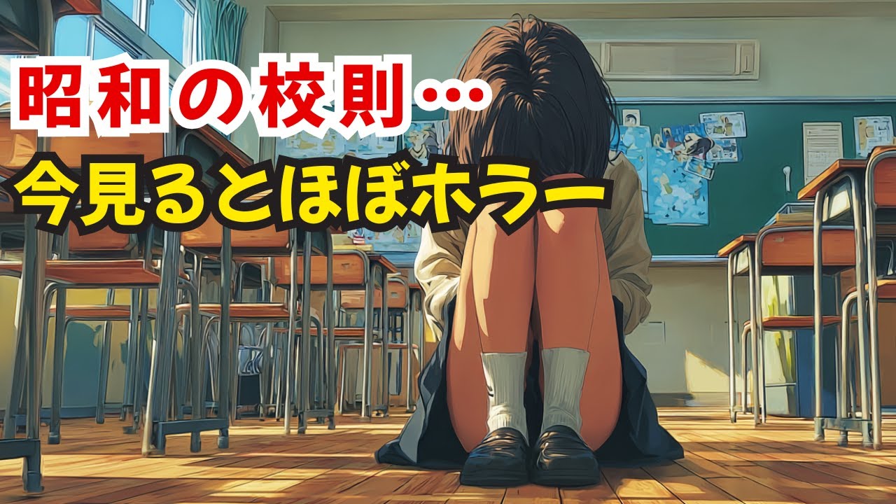 【昭和・平成の闇】なんでこうなった？謎校則ランキング