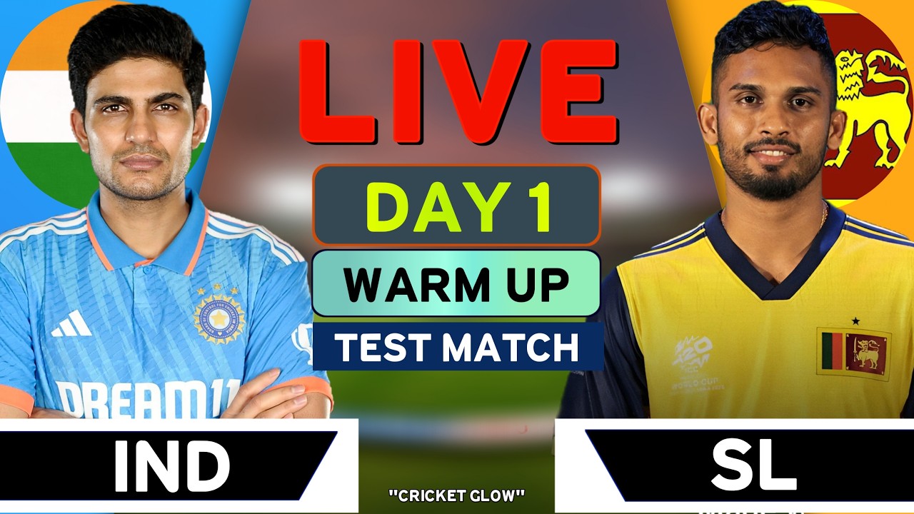 🔴IND vs SL , Live Analysis, warmup Match 2026 | India vs Sri Lanka Live Cricket Match