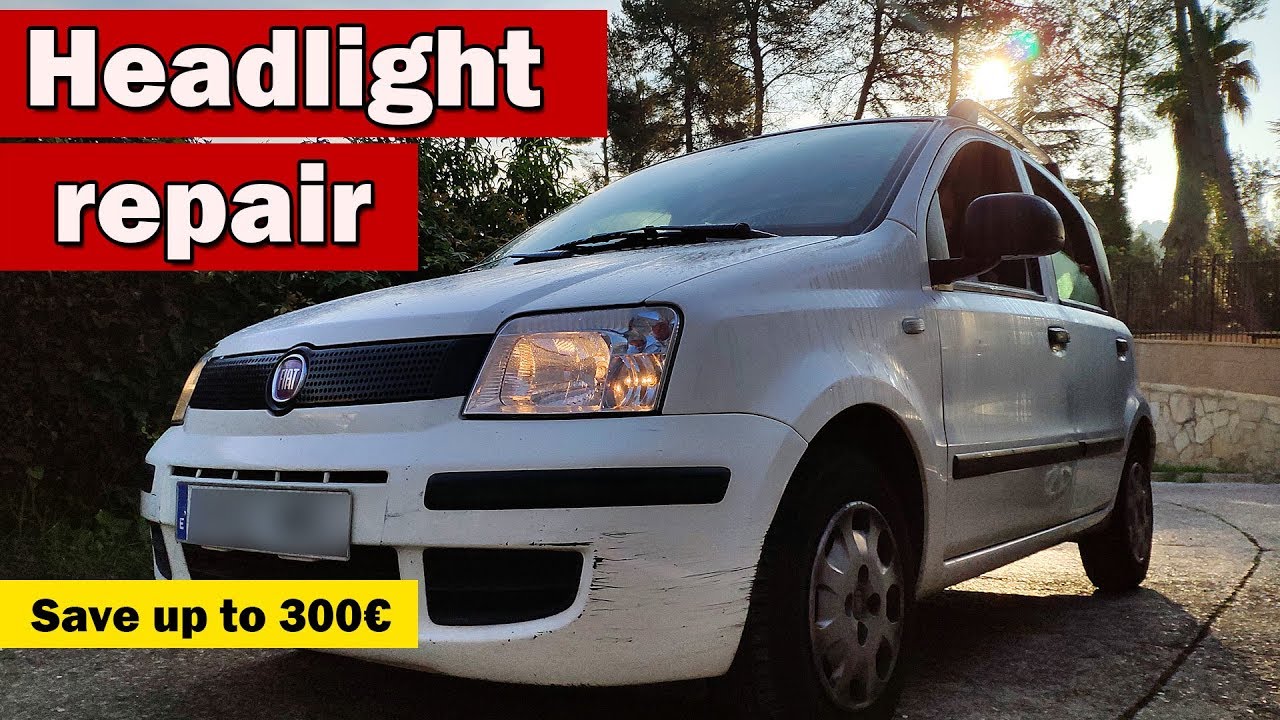 Ремонт фар Fiat Panda 169, проблема с электроникой с помощью комплекта (скидка до 300 евро) 🚗