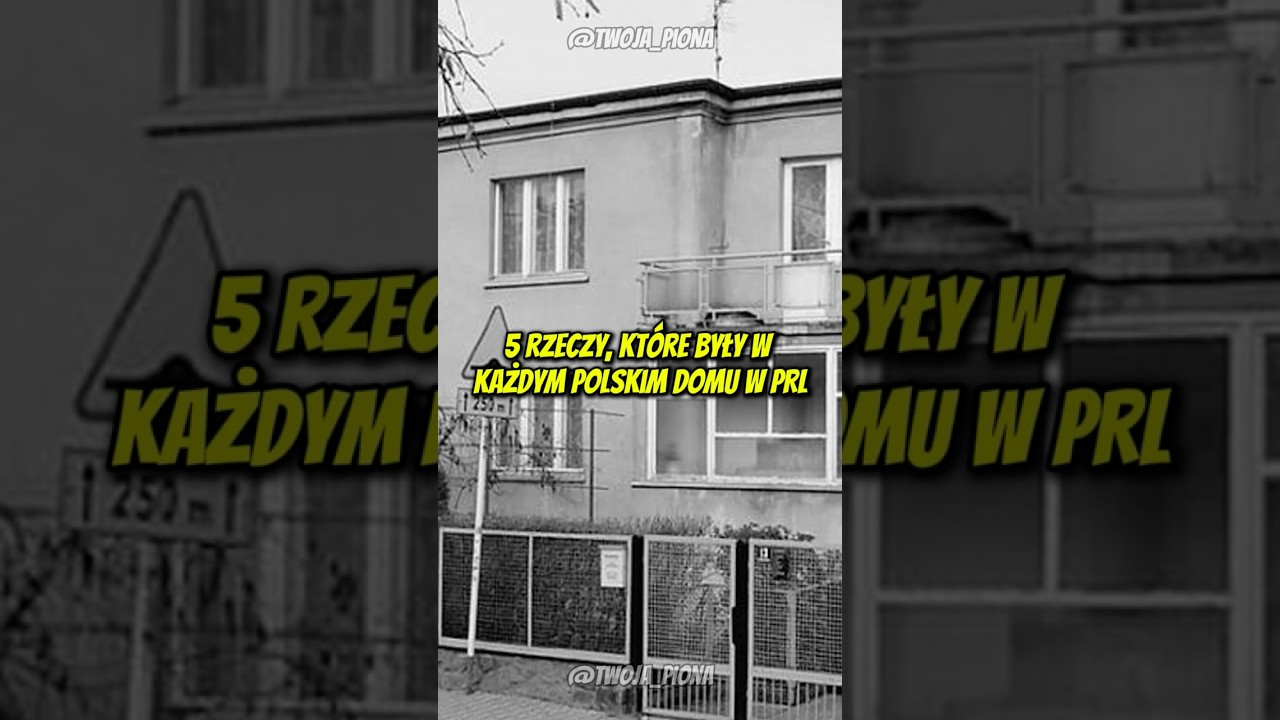 TOP 5 Rzeczy Kt&oacute;re Były w Każdym Polskim Domu w PRL (część 2)