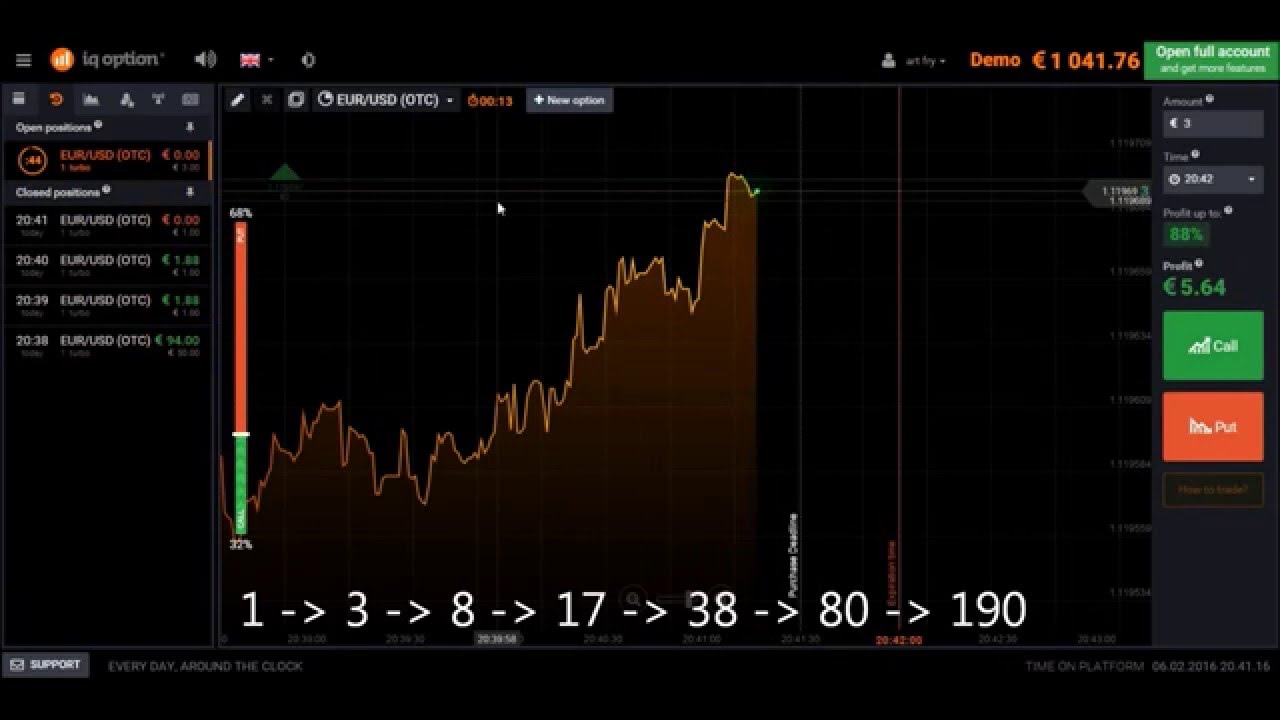BINARY OPTIONS - LIVE Money Management Strategy