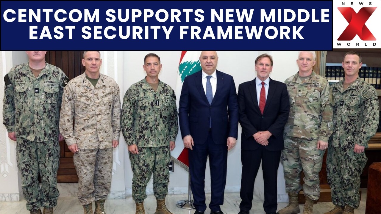 CENTCOM Chief Brad Cooper Advances Middle East Security Framework Implementation Talks | NewsX World