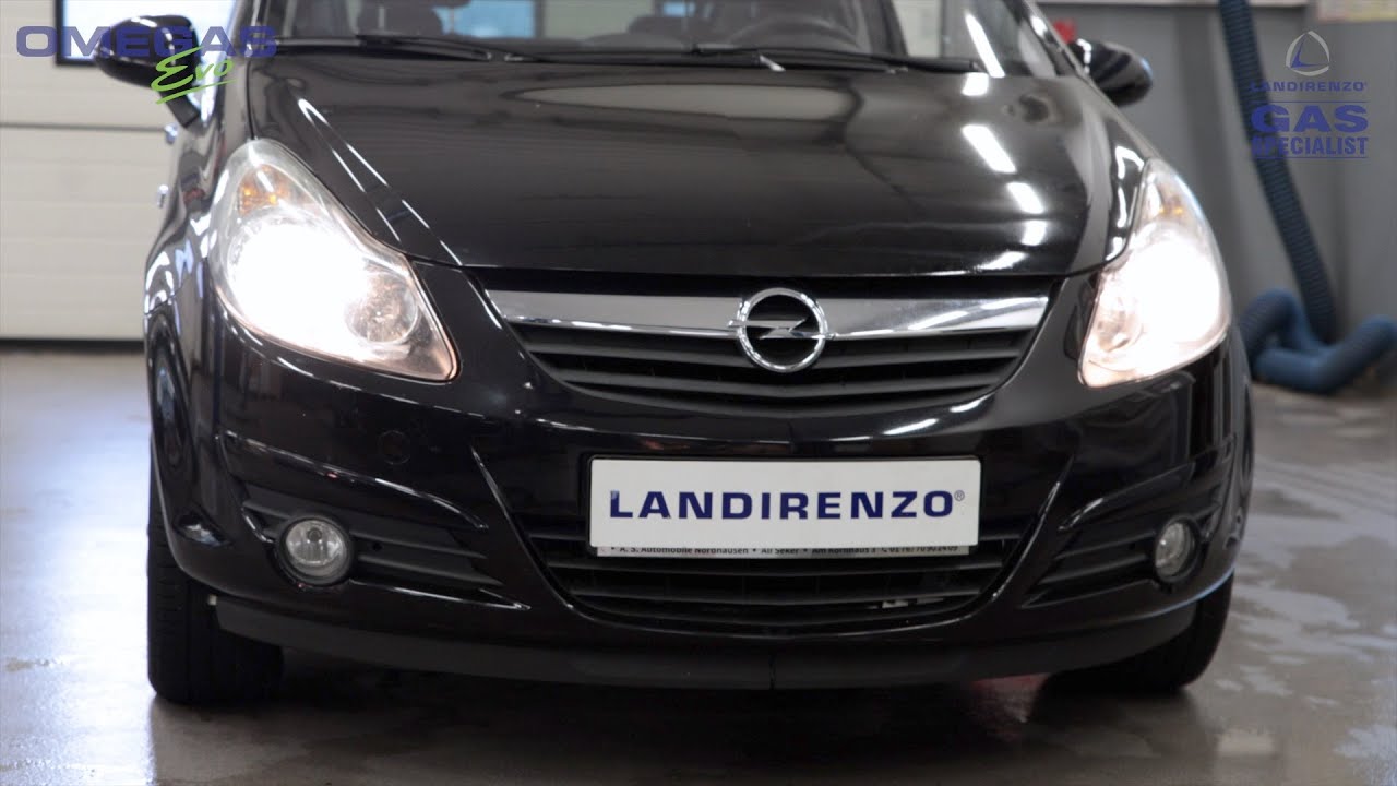 Montaż LPG: Opel Corsa D 1,4 90KM ( 66kW) Landirenzo Omegas EVO .