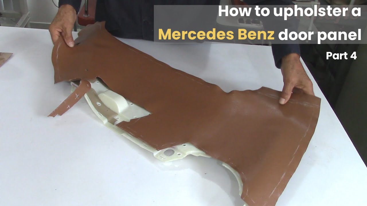 Дверная панель Mercedes Benz - Как обить верхнюю панель (4/5)