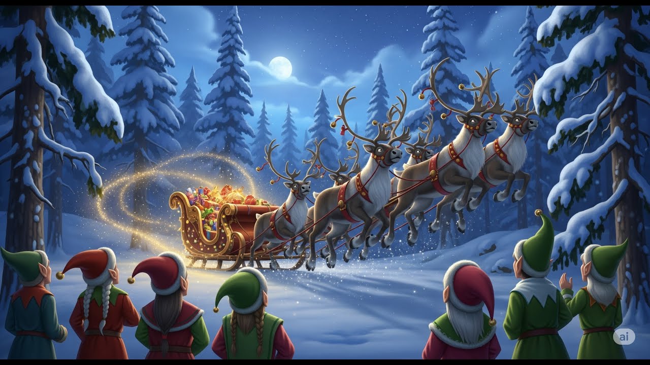 Elves parade dance and sing with the Elves v2