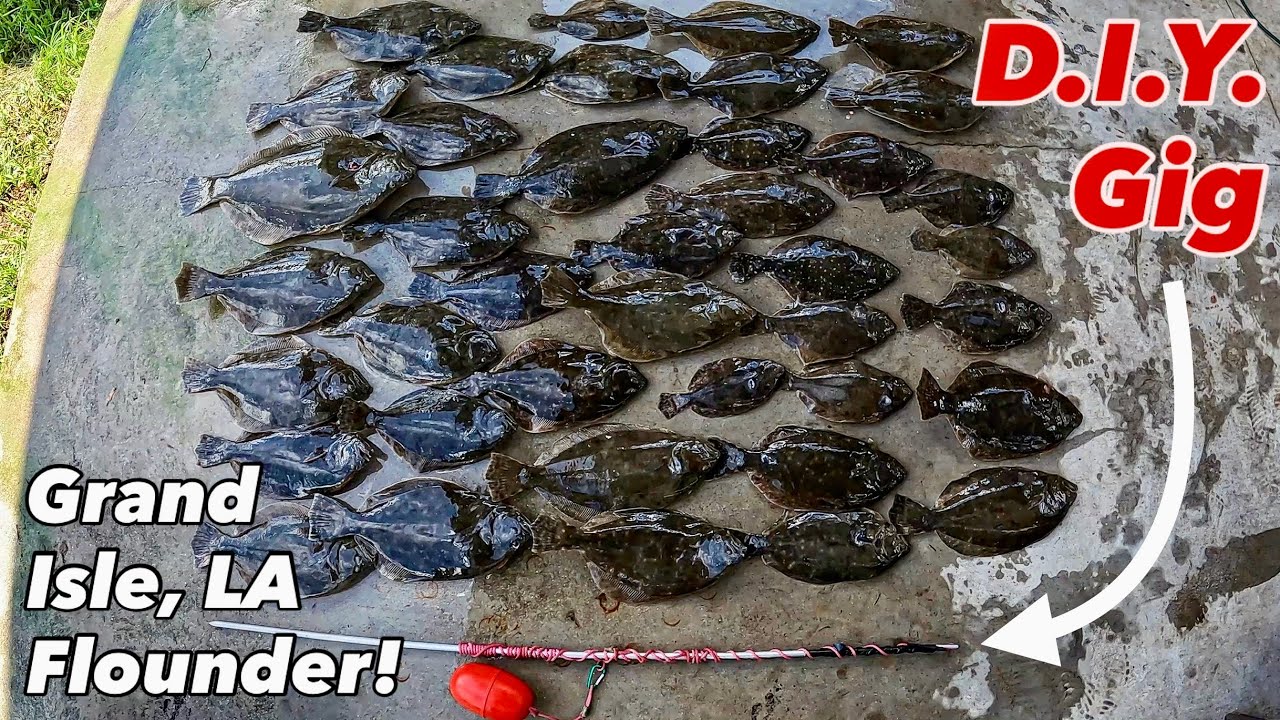 DIY Flounder Gig! We Scored FIFTY Flounder While Walking Barrier Islands (Catch and Cook)