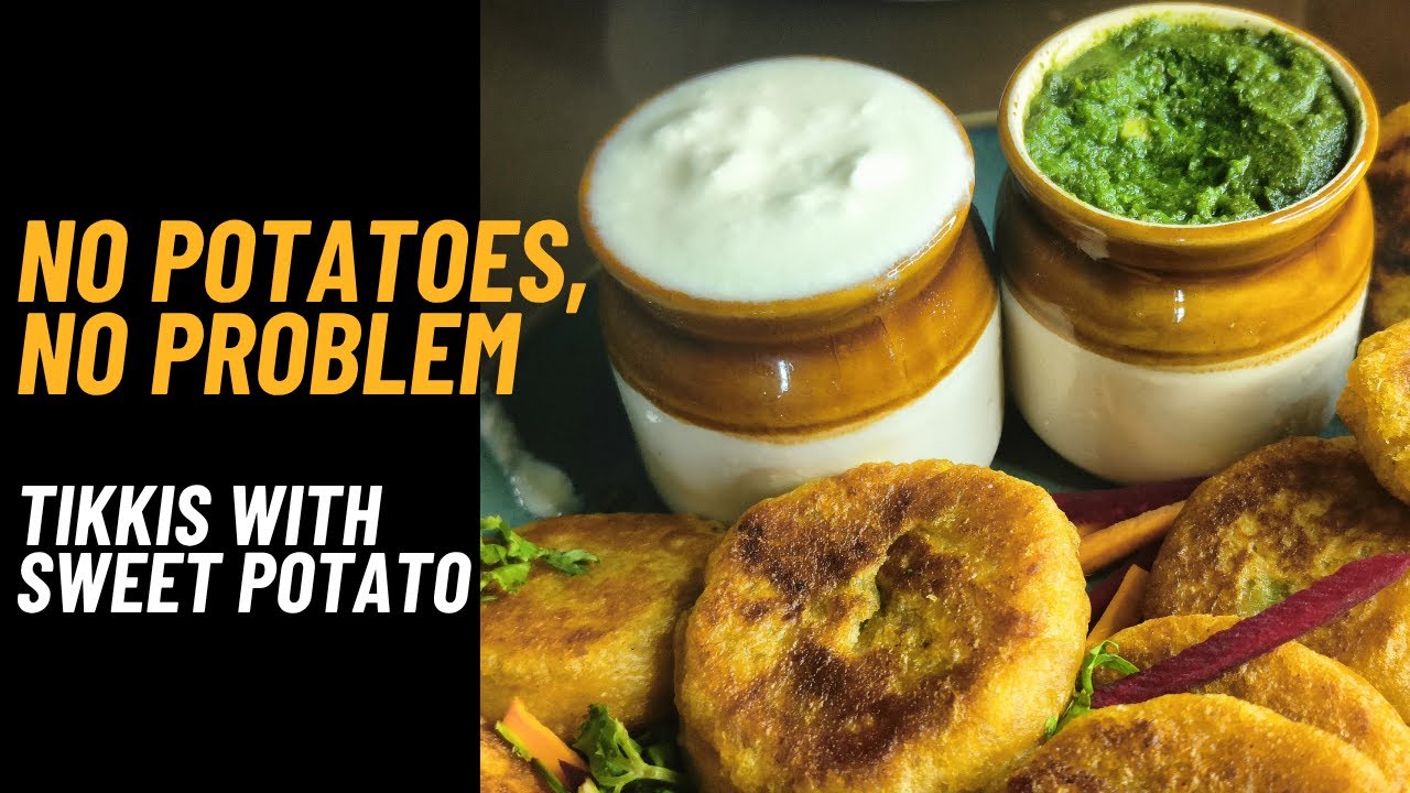 No Potatoes, No Problem, Let's Make Sweet Potato Tikkis       #Lathikaak's Cookbook