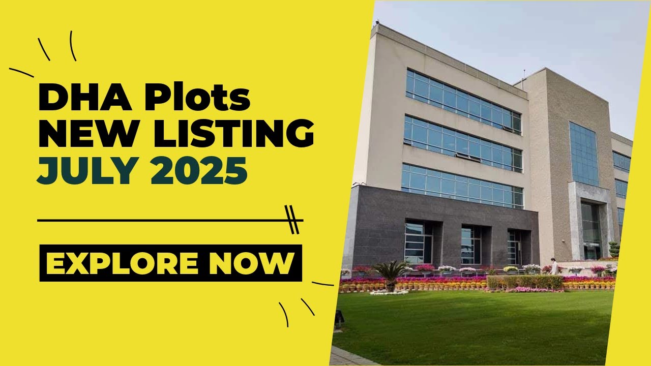 Plot Listings July 2025 Fresh DHA Lahore | 5, 10 Marla, 1 & 2 Kanal + Residential Commercial Deals
