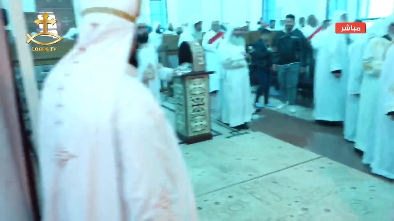 القداس الالهي وسيامة آباء كهنة بمزرعة كيرلومينا بدير الانبا هيرمينا - أسيوط