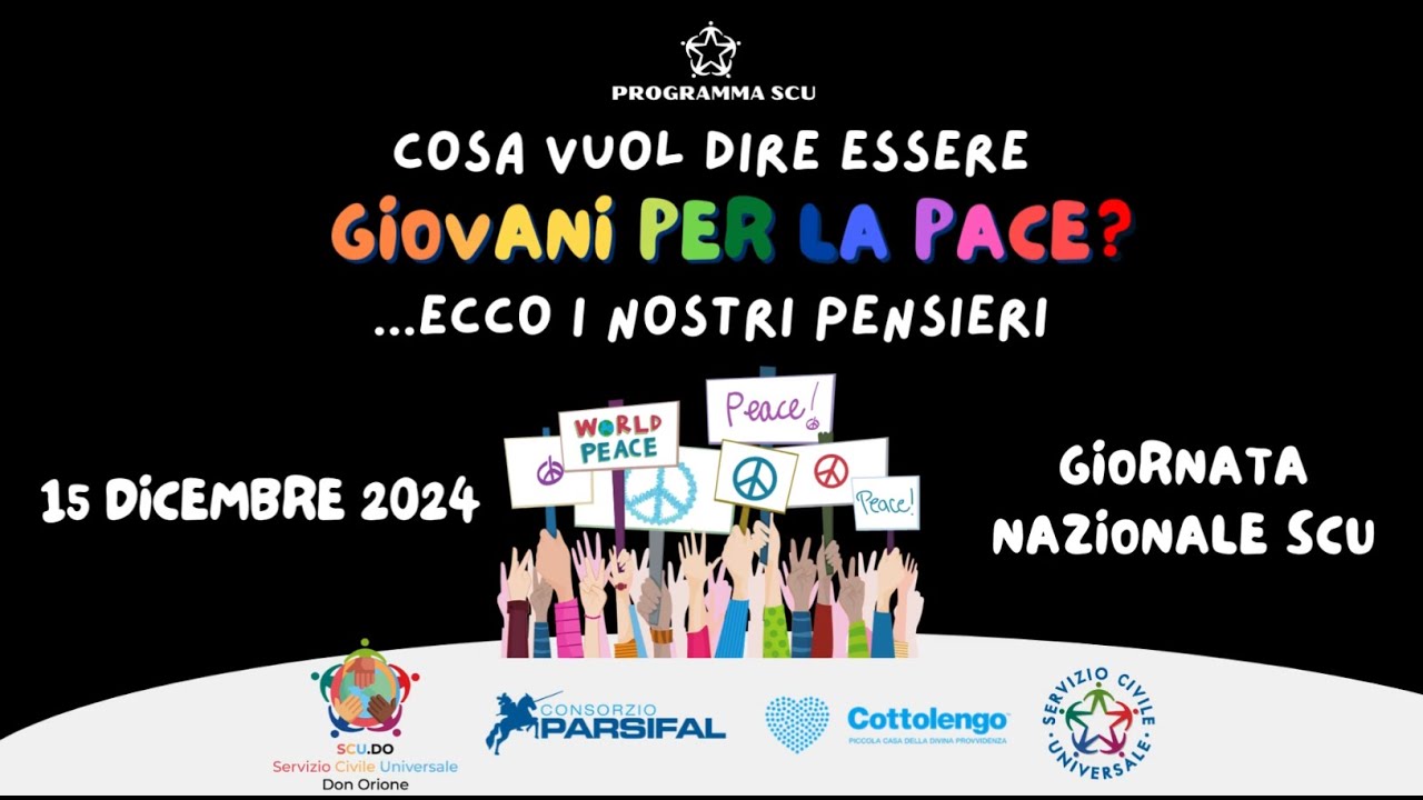 Giovani per la Pace - Giornata nazionale SCU 2024