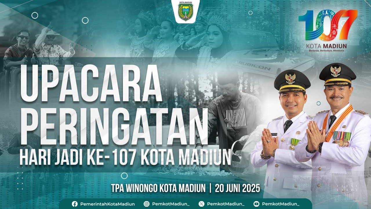 LIVE | UPACARA HARI JADI KE-107 KOTA MADIUN