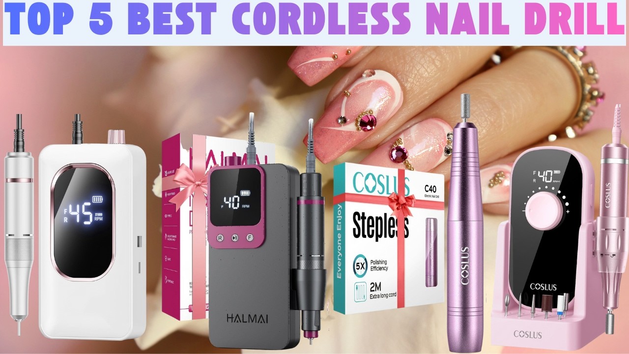 Top 5 Best Cordless Nail Drills on Amazon 2026 (Get Salon Nails at Home!)