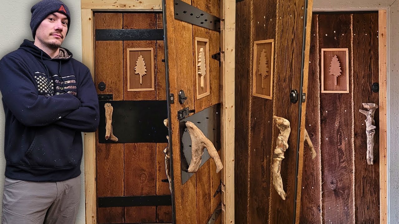 Restoring an Old Cabin Door Start to Finish