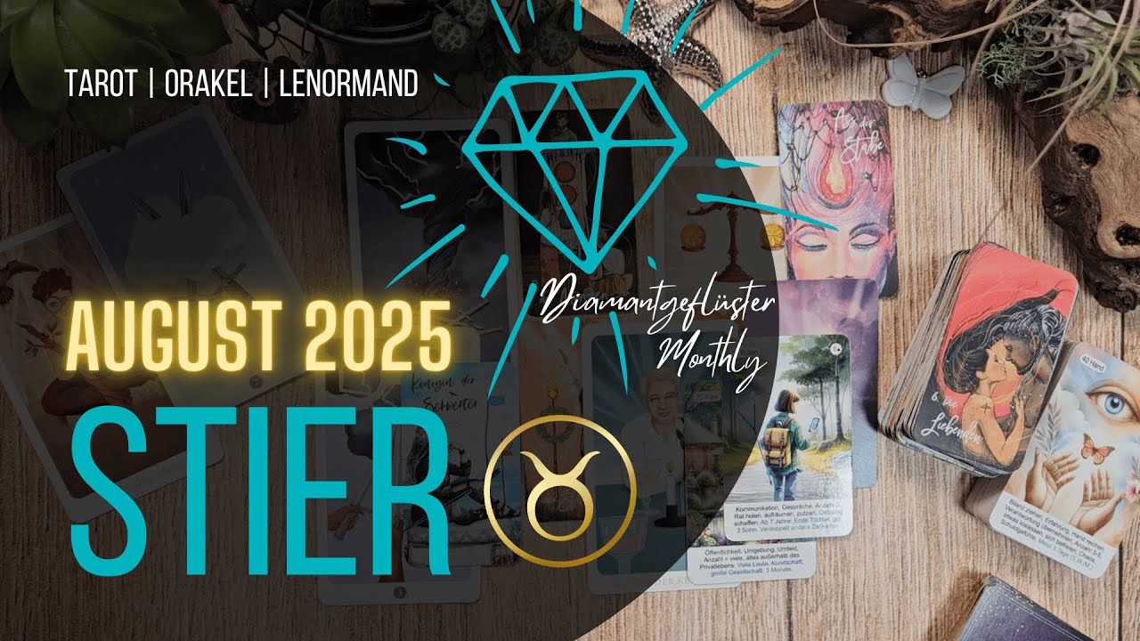 Was im August wichtig für dich ist 💎 #tarot #monatslegung #sternzeichen #stier