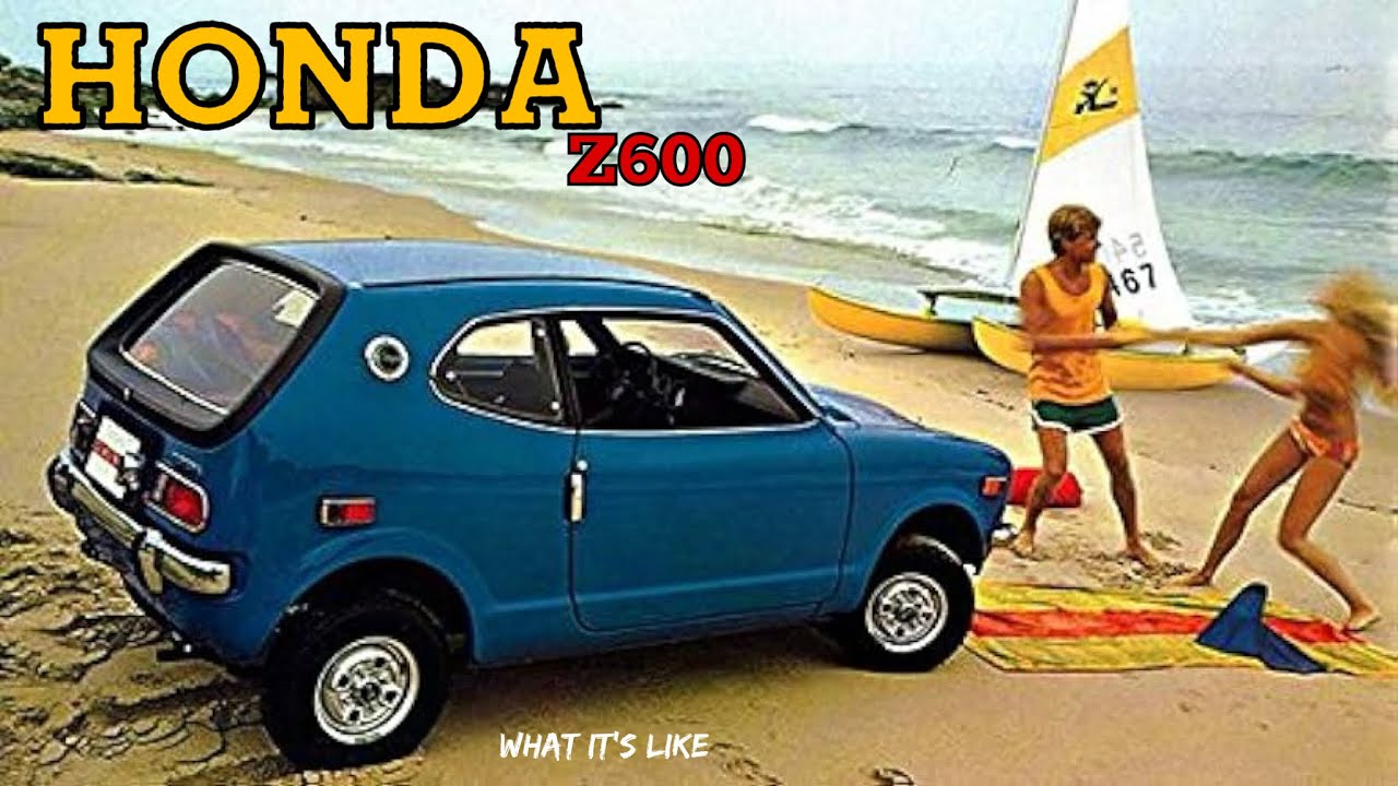 Honda Z600 1972 года. Автомобиль, который расходует до 70 миль на галлон!