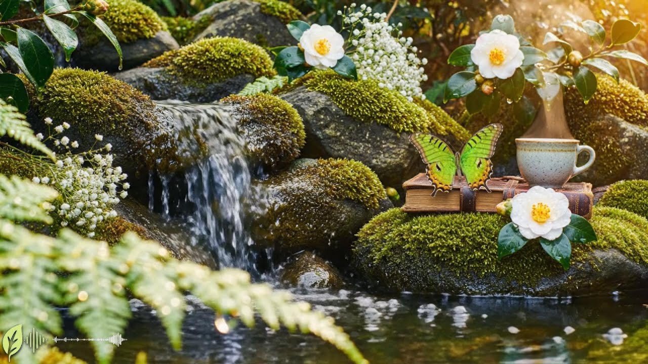 Natural Calm 🌿and Relaxing Music |  A Coffee Moment in Green Silence | Relief Stress