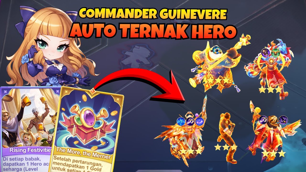 MIMPI BASAH USER GUINEVERE AUTO TERNAK HERO! - MAGIC CHESS GOGO