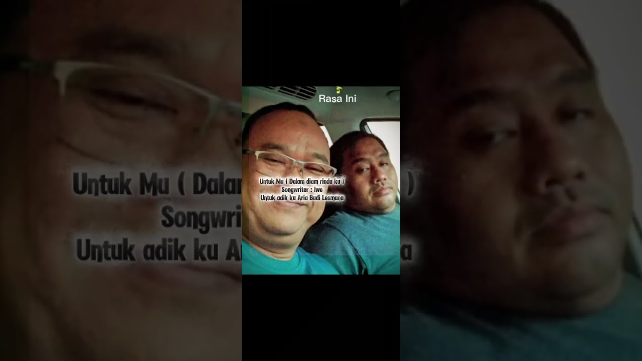 @Untuk Mu ( Dalam diam rindu ku )