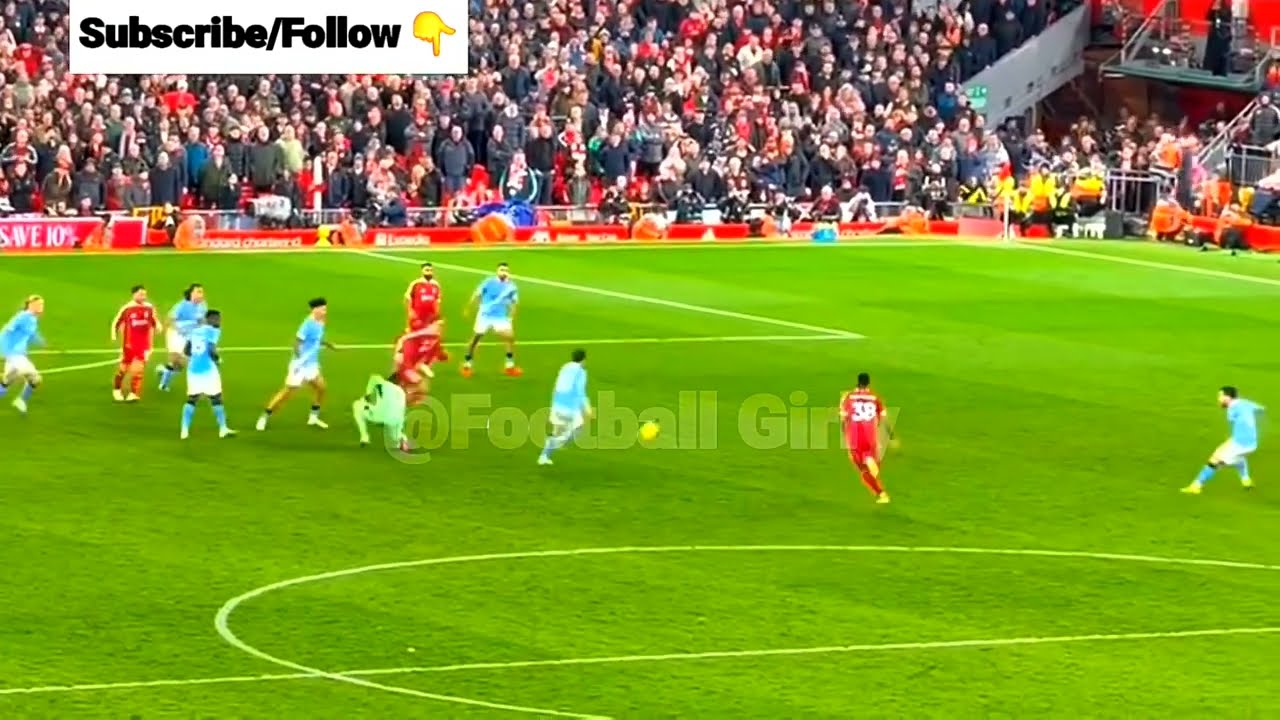 Szoboszlai Red Card full scenes vs Man City 😱