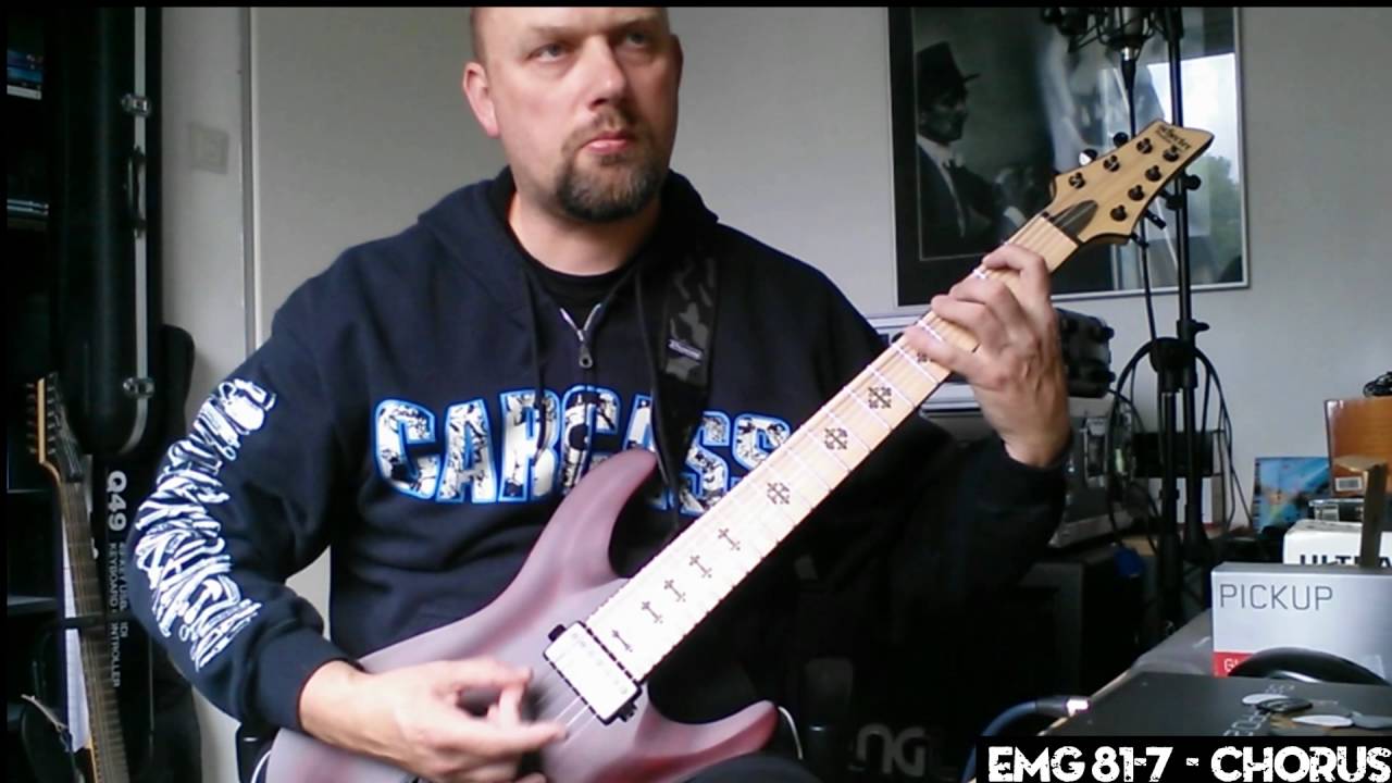 EMG 707 vs 57-7 vs 81-7 Pickup Comparison (full mix)