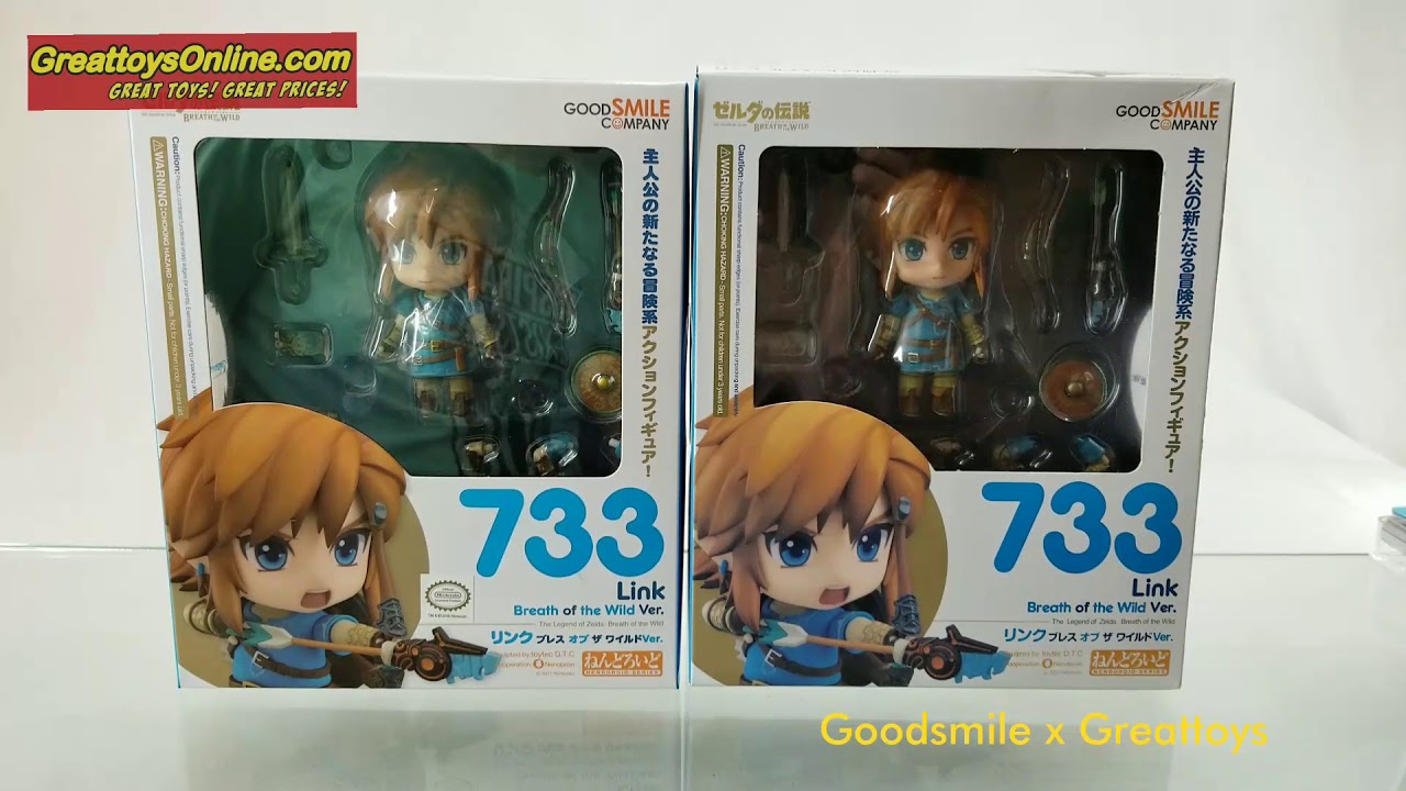 Nendoroid Link Breath of the Wild Genuine vs Bootleg Comparison!