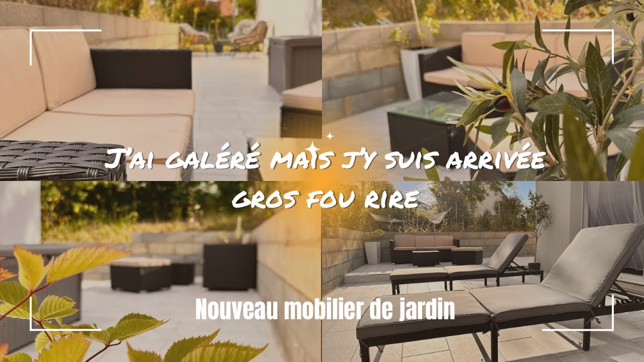 Transformation terrasse : nouveau mobilier Songmicshome